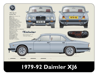 Daimler XJ6 1979-92 Mouse Mat